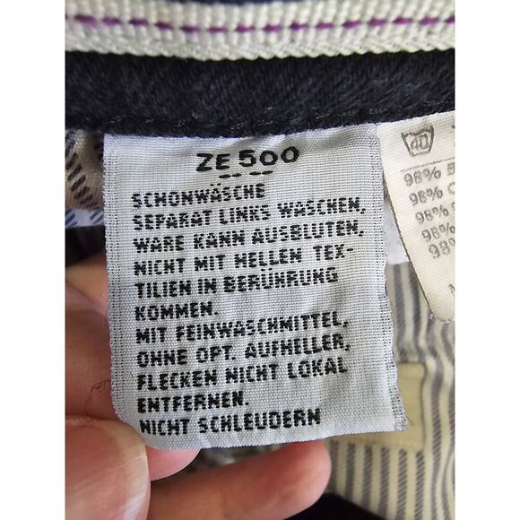 Hiltl Men's The Ultimate Trouser Jeans Size 36 x 34 Black German Made Business - Picture 6 of 10